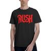MADABO for Rush Band Unisex-Adult Crew Neck Short Sleeve Cotton T-Shirt Black