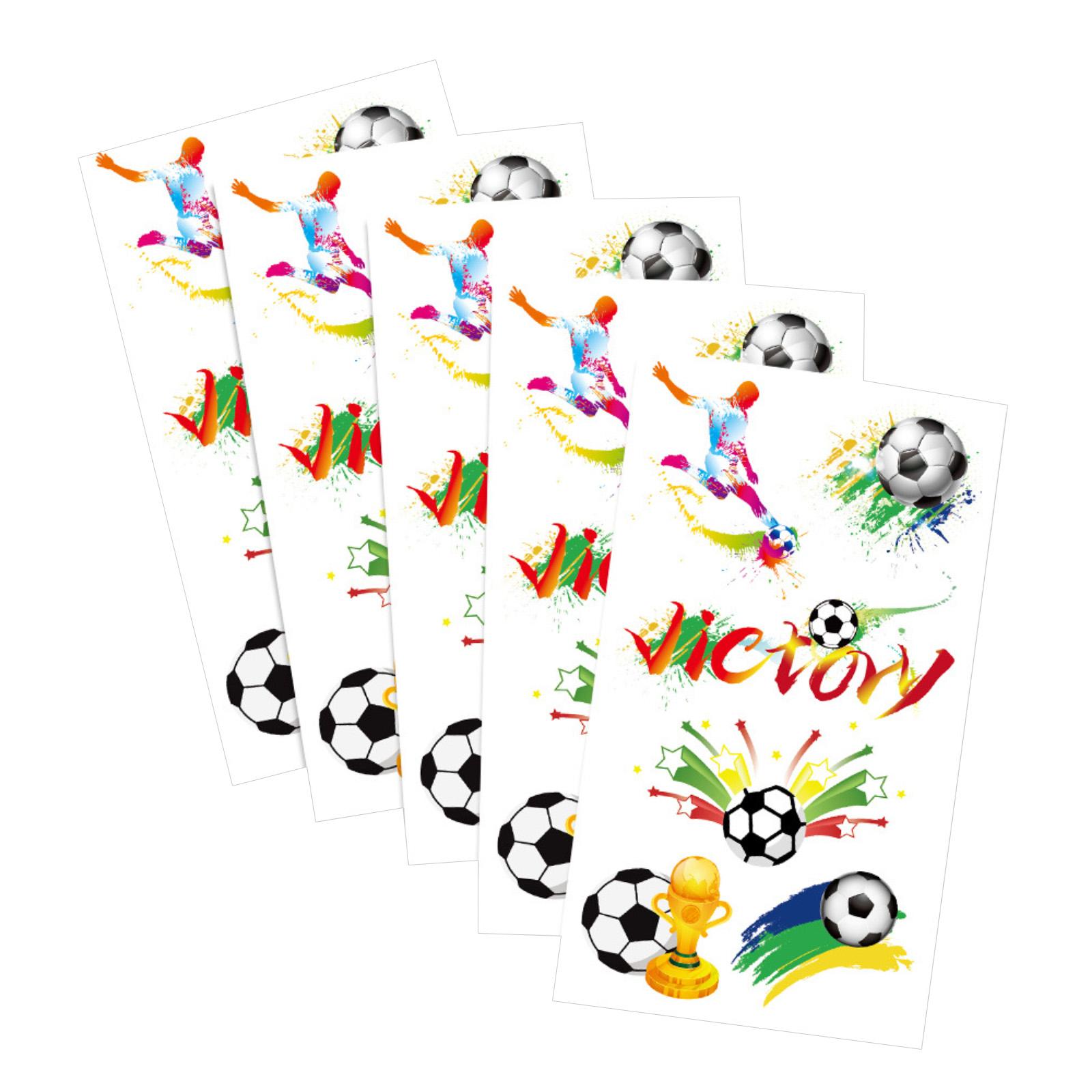 

Temporary Stickers For Competitions, Sports Meets, Fans, Soccer, Cheerleaders, And More. One Size