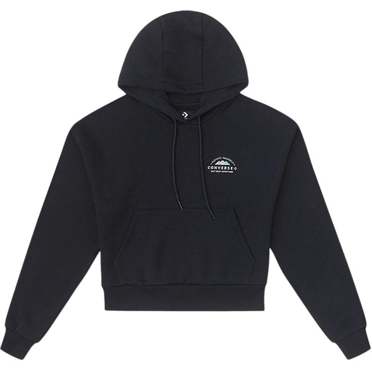 Converse Sweatshirt Women s Black 10027076-A02 L