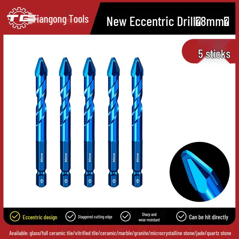 Tiangong Super Hard Tile & Concrete Drill Bit with Eccentric Tilt Head