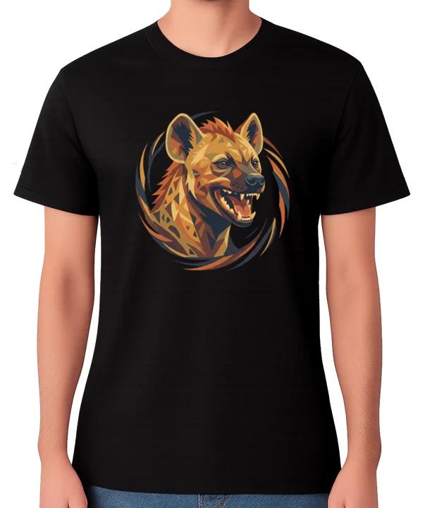 Hyena Head T-Shirt Wild Animal Predator Graphic Wildlife Tee XXXL