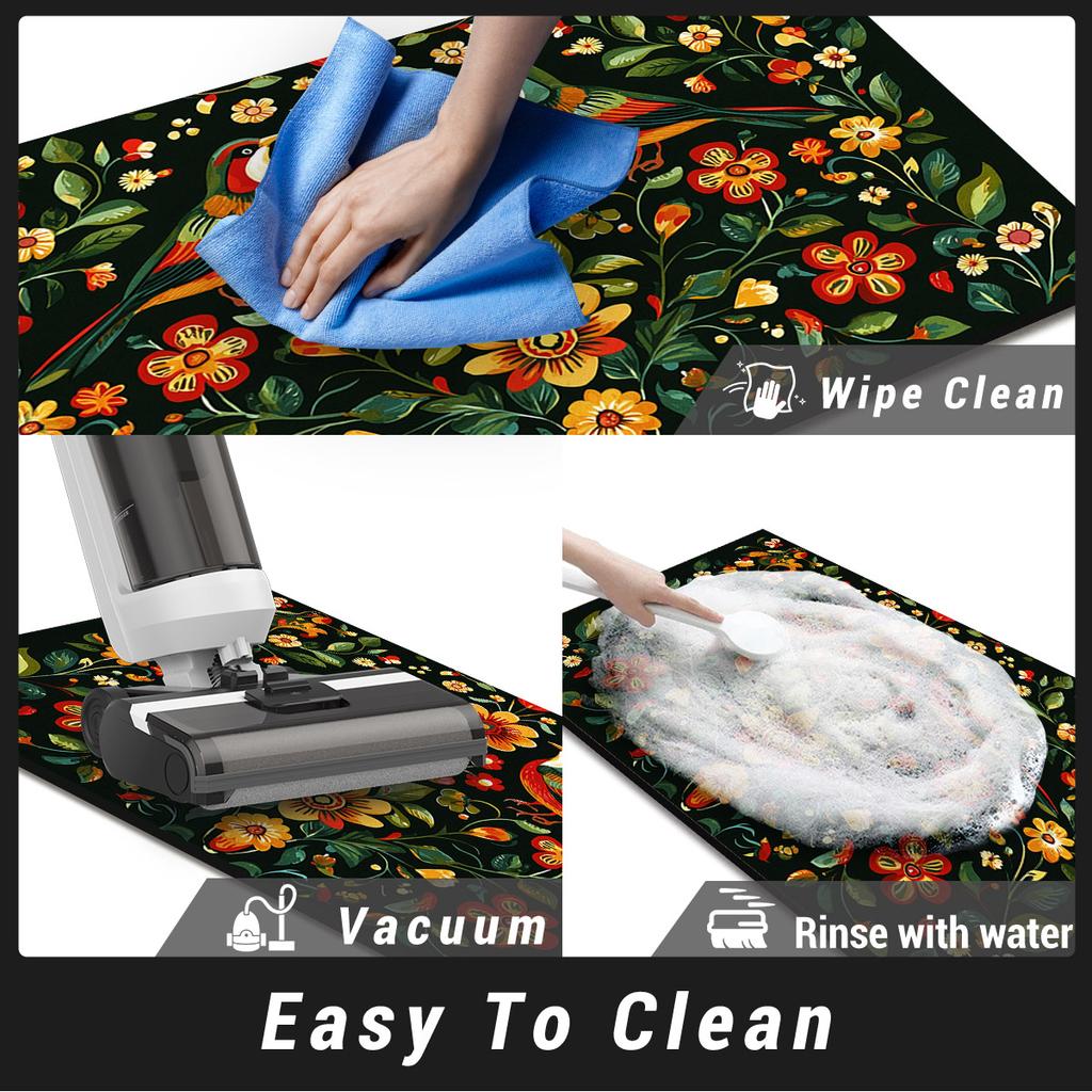 Vintage Entrance Welcome Doormat Home Door Mat Outdoor Front Room Rugs Foot Mat Hallway Carpet Floor Bath Mats Washable
