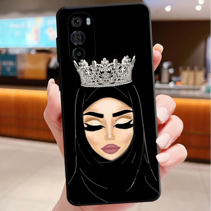 

Phone Case For Motorola Edge 50 40 Pro 60 50 40 30 Ultra Neo Fusion Moto G85 G72 G53 G54 G84 G13 G32 Hijab Aesthetic Muslim Girl Moto G32