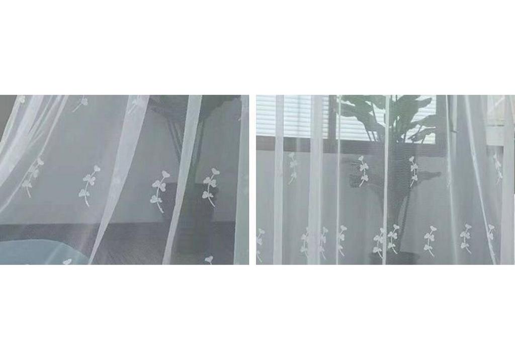 2026 New Style Sheer Gauze Curtains - Versatile, Thin Design for Living Room, Bedroom, Balcony - Self-Adhesive Household Décor
