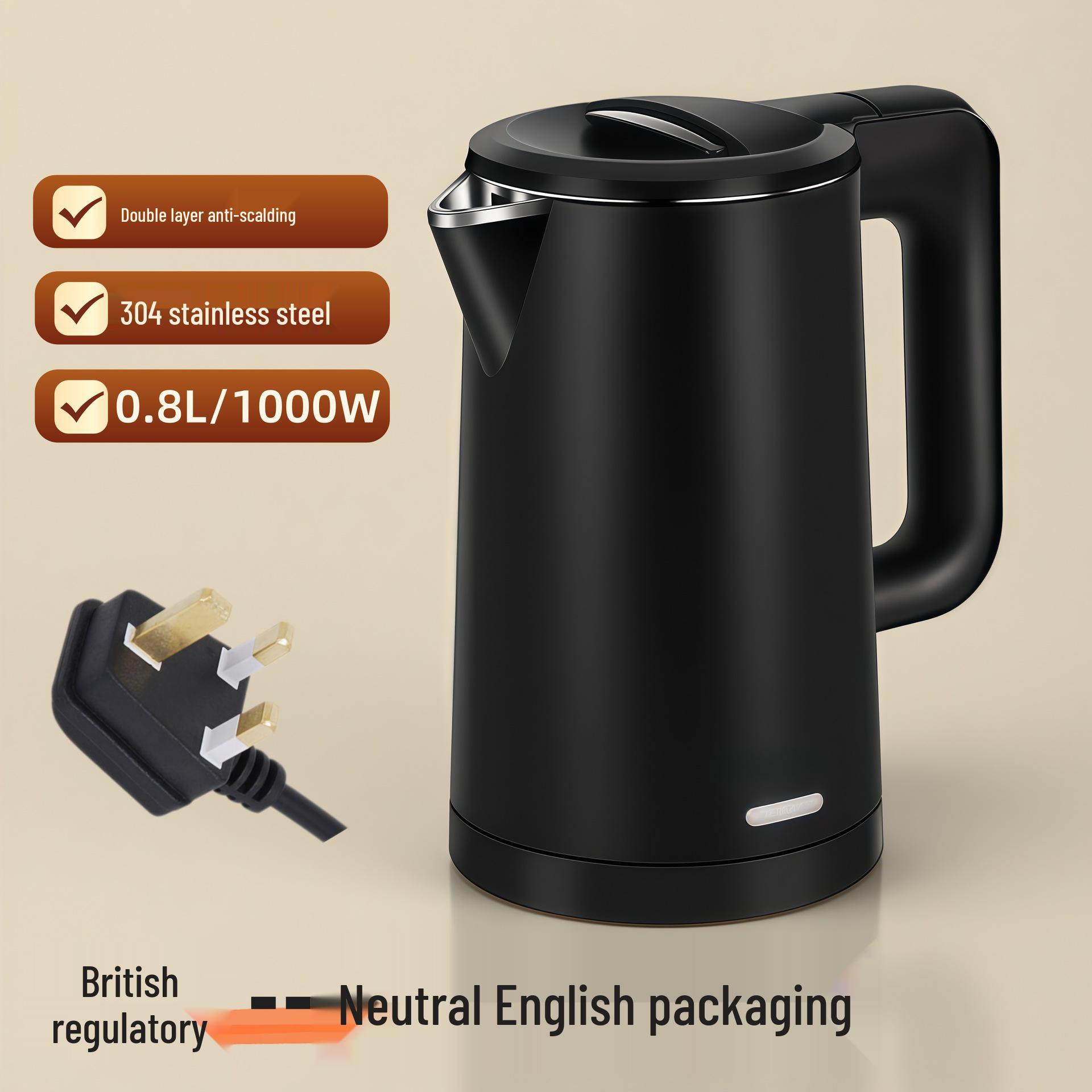 

Creade 0.8L Stainless Steel Rapid Boil Electric Kettle for B&B