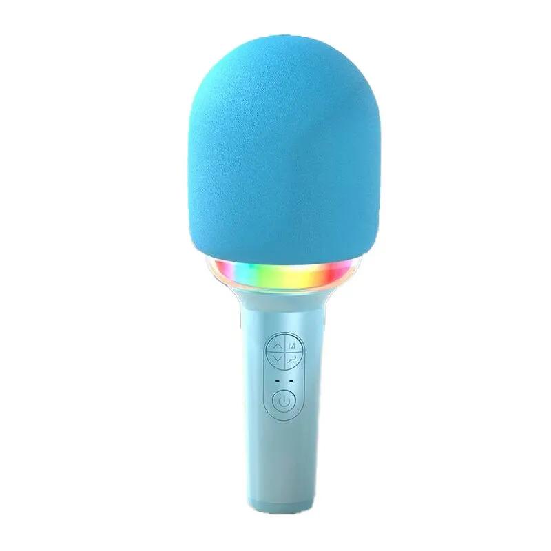 Children Singing Microphone Wireless Microphone National K Song Bluetooth Home TV Sound Integration Microphone Kids Adult