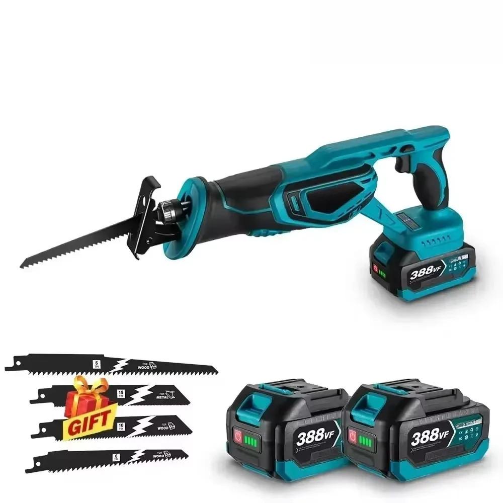 3000W Portable Electric Saw Wood Metal PVC Pipe Materials Cutting Power Tool High Power Brushless Reciprocating Saw