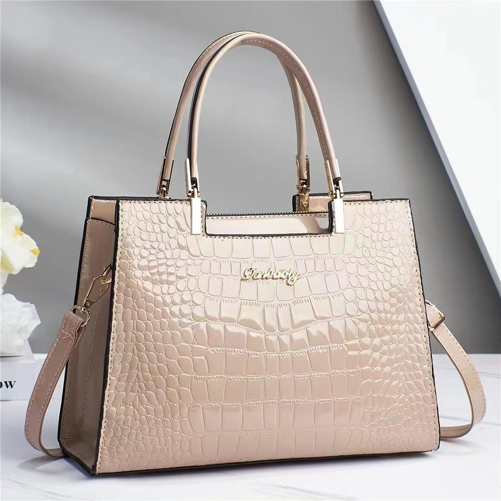 Elegant Crocodile Pattern Pu Bucket Bag For Women With Stylish Designs And Multiple Colors