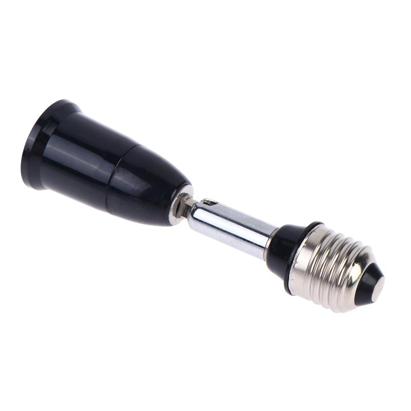 1Pc E27 To E27 Led Light Bulb Lamp Holder Flexible Extension Adapter Socket Extend Adapter Converter Wall Base Holder Screw