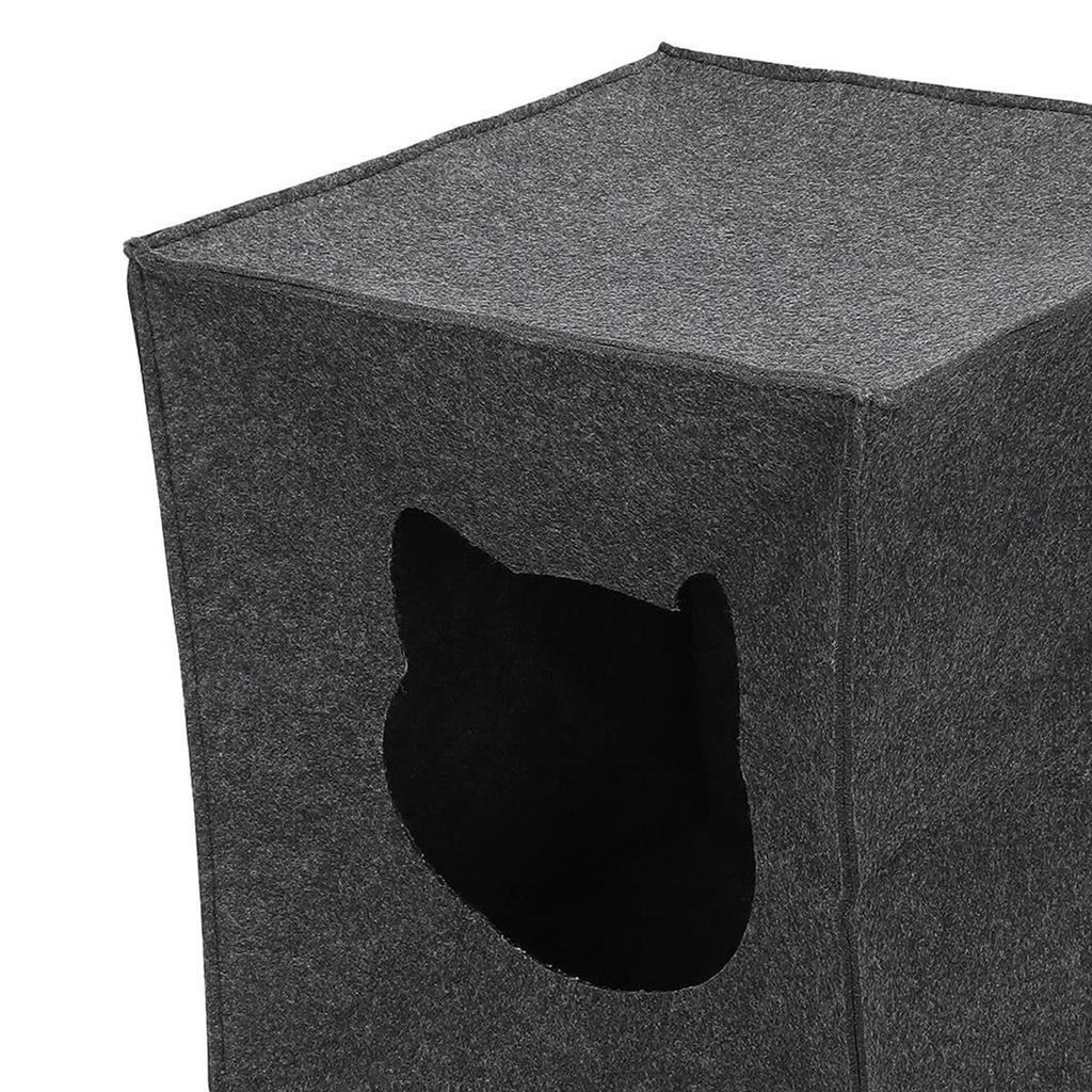 Escondite de Gato Cueva Perrera Otoño Invierno Acogedor Plegable Casa Nido para Mascotas Gatos Cachorro Chihuahua