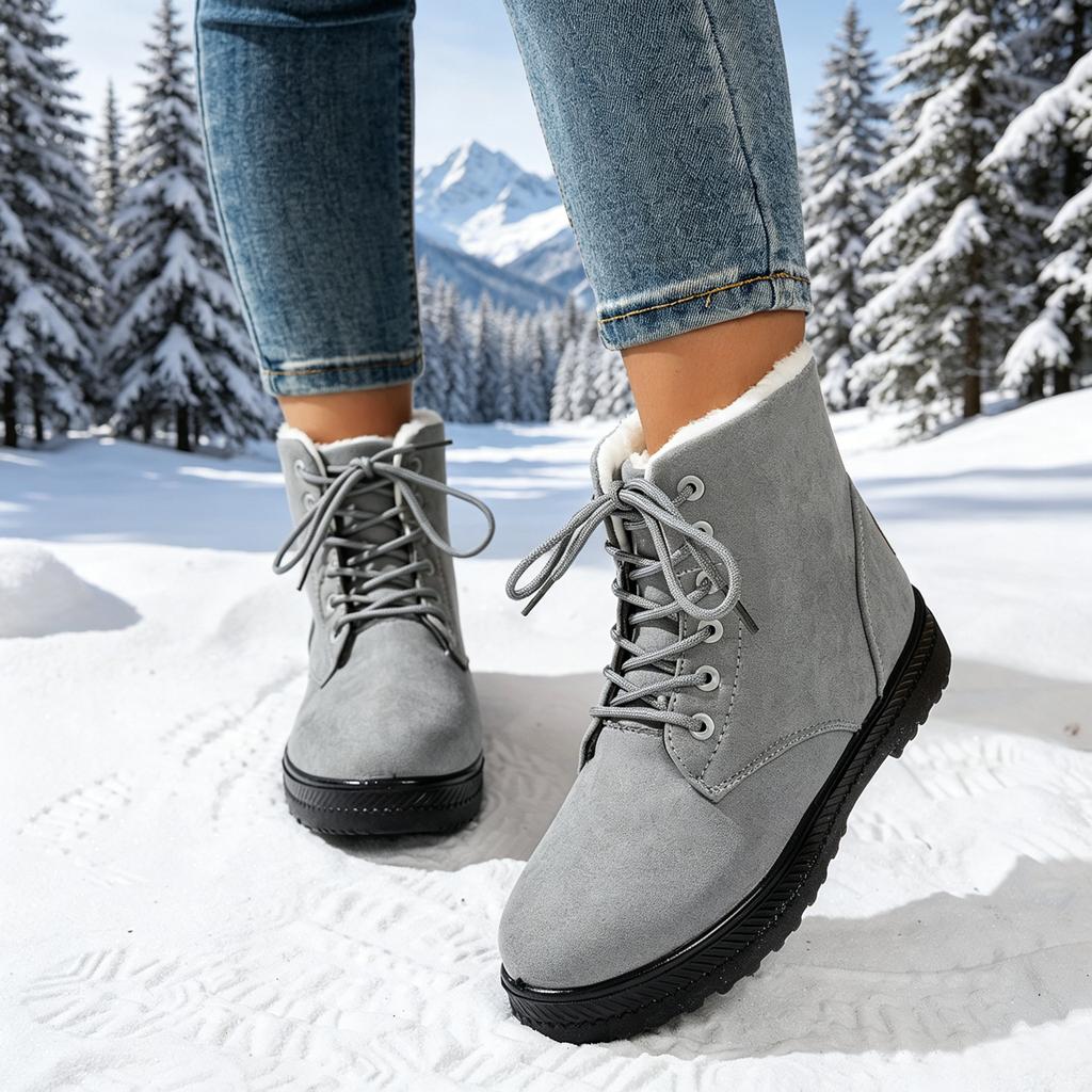 Winter Damen Schneestiefel Leicht und Rutschfest Warme Stiefel Outdoor Wanderschuhe