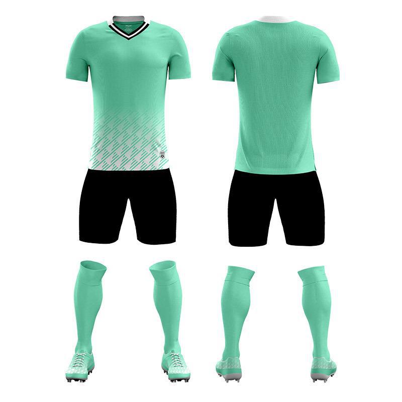 Children'S Football Uniform Set, Male And Female Adult Sports Training Clothing, Short Sleeve Middle Football Uniform