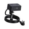 Klemme Schreibtischmontierte Steckdosenleisten 4 AC-Steckdosen 2 USB-A 2 USB-C-Ports PD20W-Ladegeräte 200cm Kabel mit Sicherheitsvorrichtungen