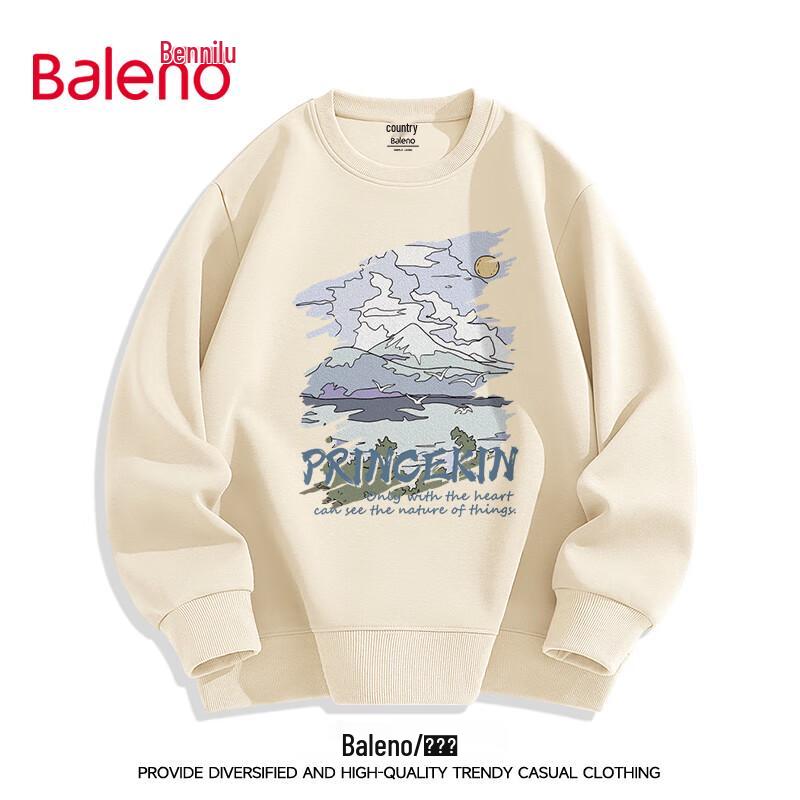 

Baleno Унисекс Толстовка Тяжелая JPB Живопись маслом Круглый вырез XL