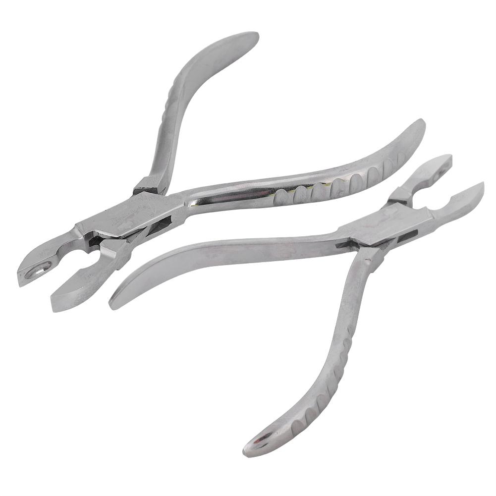 Stainless Steel Ring Closing Pliers Body Piercing Pliers Tools Clamp Forceps