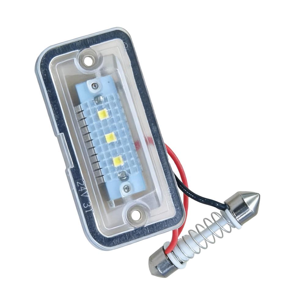 Rear License Illumination Transparent LED License Plate Automotive Lighting Solutions Led Light Replace Broken Damaged