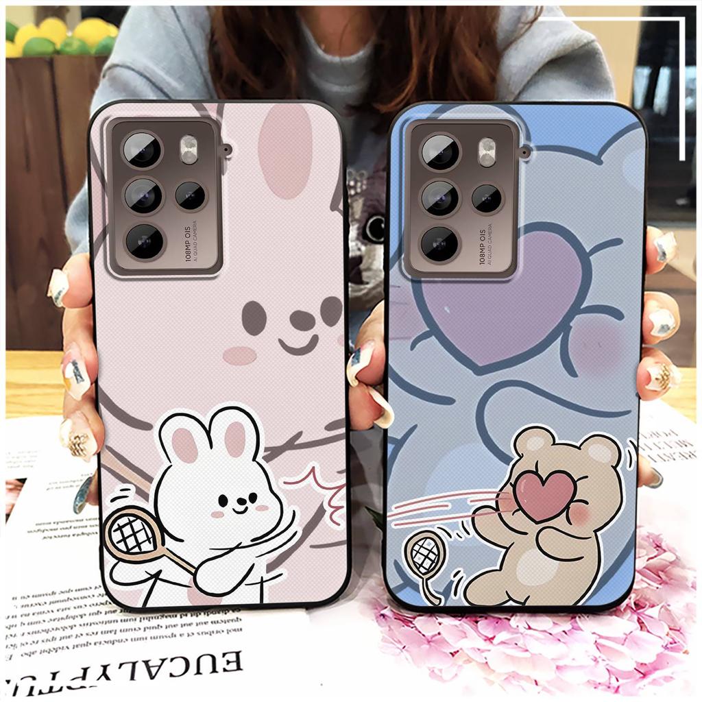 Graffiti TPU Phone Case For HTC U23 Pro/U23 Cute Cartoon Waterproof Dirt-resistant Shockproof Couple Full Wrap Anti-dust