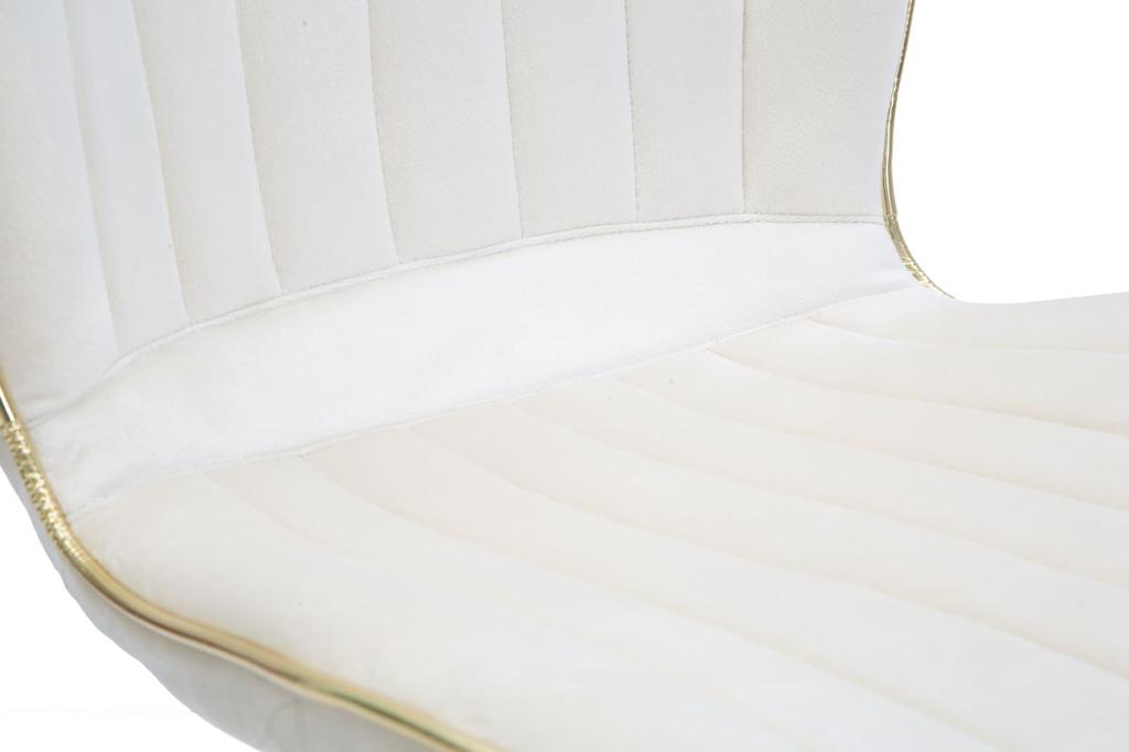 Paris Chair Space Beige Gold Set 2 Pz Cm 46X58X77