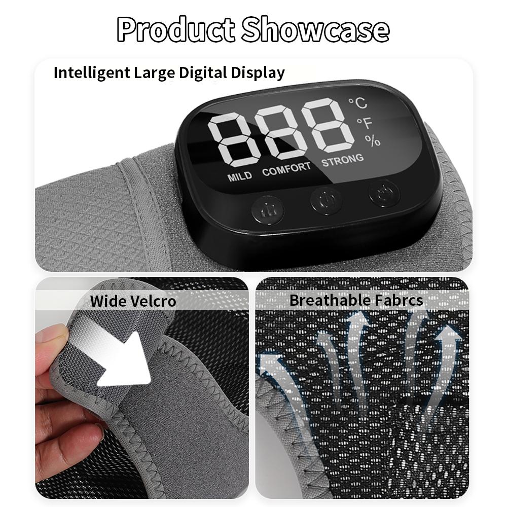 3-in-1 Multi-function Designed for Knee Shoulder and Elbow Providing Targeted Heating and Vibration Massage for Joint Pain Relief