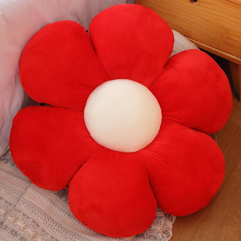 Blumen-Plüschkissen für Mädchen mit PP-Baumwollfüllung, perfekt zum Schlafen und Entspannen