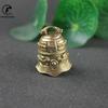 Copper Donghuang Bell Head Bell Small Ornaments Desk Feng Shui Decorations Retro Brass Keychain Pendants Home Decor Living Room