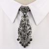 Cravatte Formali di Lusso per Affari con Nappa Cristallo Strass Accessori per Abbigliamento Formale