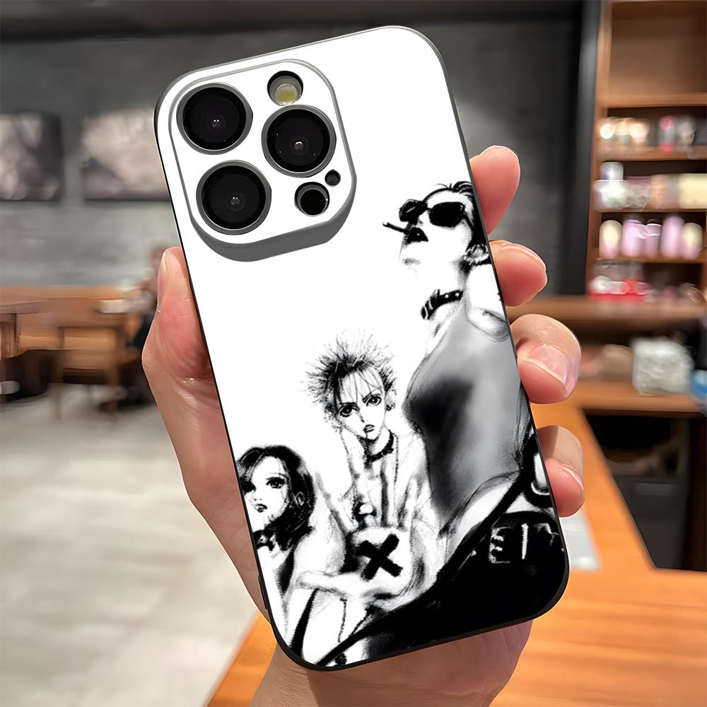Anime N-Nana Osaki Phone Case For IPhone 17 Pro Max 15 Pro 16 14 Plus 12 13 Mini 11 Pro Shockproof Soft Cover