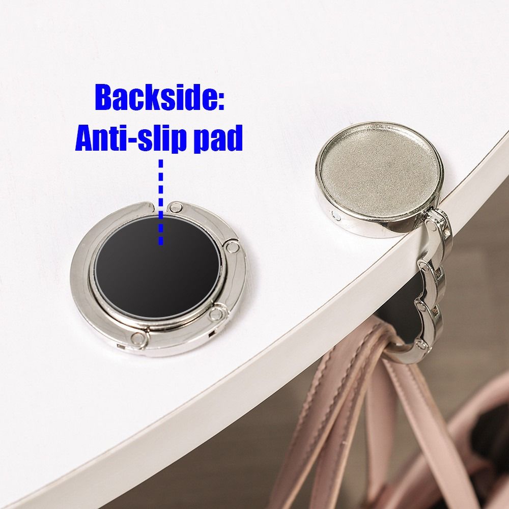 1Pcs Holder Rack Handbag Hanger Vintage Flowers Purse Bag Hook New Table Hook Holder