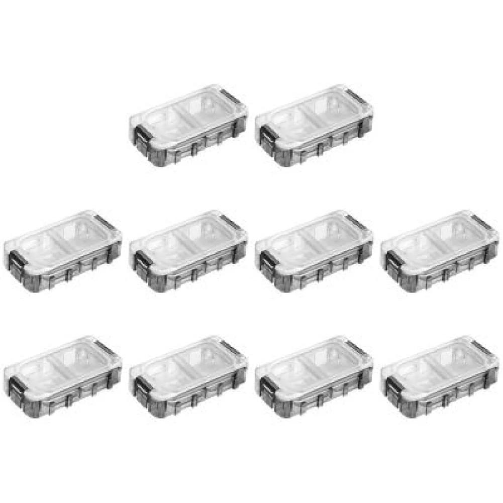 Fishing Tackle Box Expandable Fishing Tackle Box Fishing Hardware Toolbox Waterproof Tool Box Clear Top Fishing Lure Storage Box