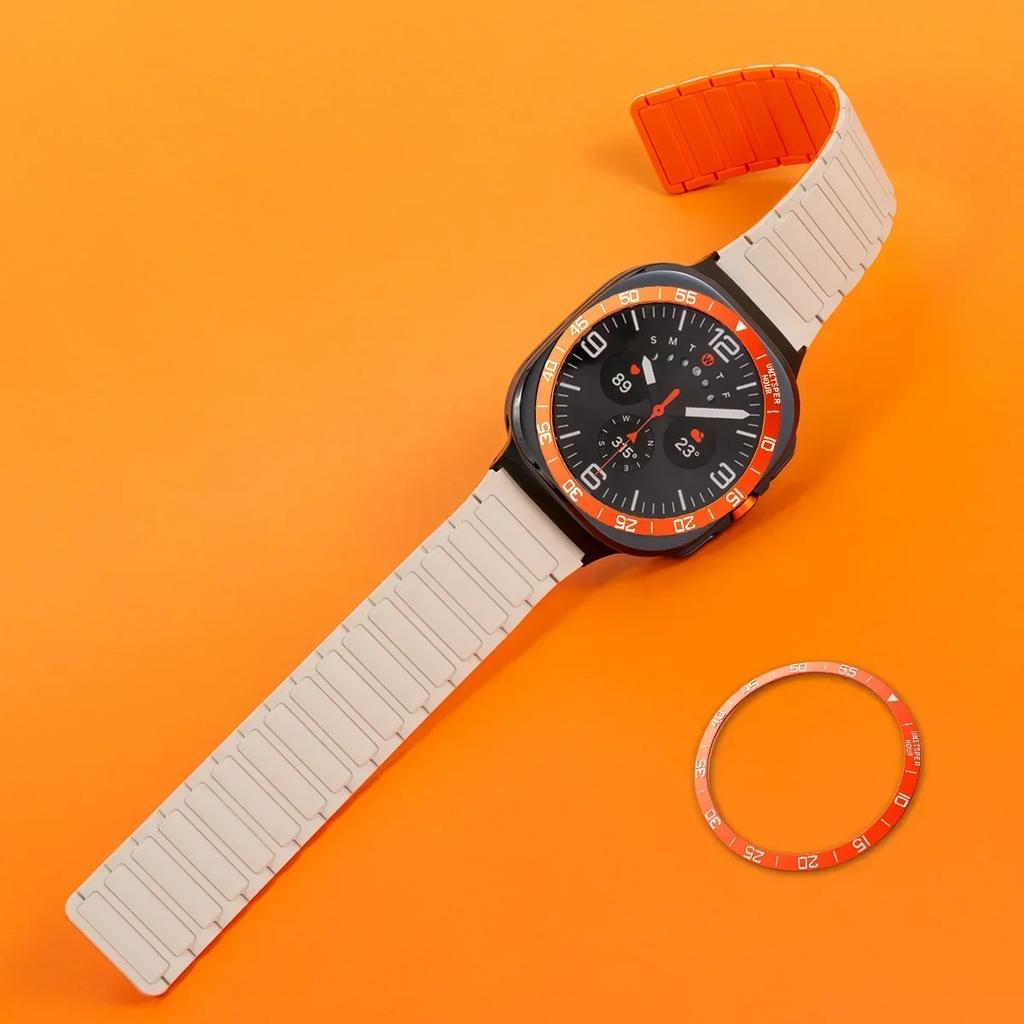 Bezel Ring For Samsung Galaxy Watch Ultra 2025 Metal Scale Rotation Circle New For Galaxy Watch 7 Ultra 47mm Protective Ring