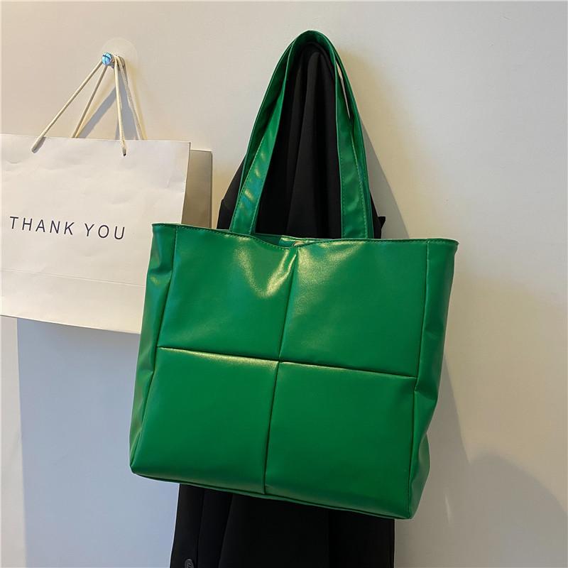 Tote Clothing Cotton Bag Cross Grid Design And Large Capacity For Use Daily