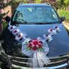 Multiple Colors Artificial Rose Car Decor Bridal Vehicle Decor  Bridal Car Decoration