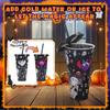 Color Changing Cups, 5-Pack 24 oz Plastic Cups with Lids and Straws, Tumblers and Water Glasses for Adults, Kids Party, Cute Cups for Ice Drink