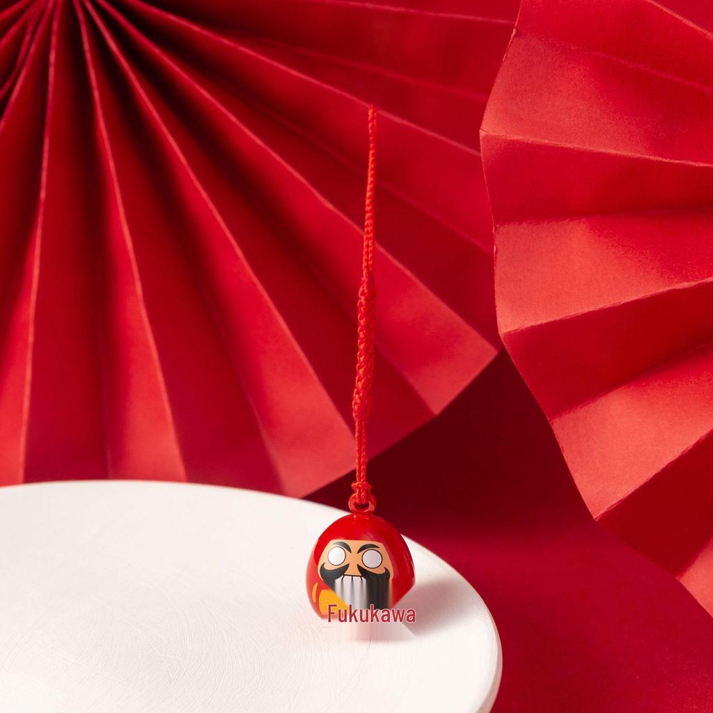 Japoński Kot Maneki-neko i Daruma Wisiorek na Szczęście Prezent