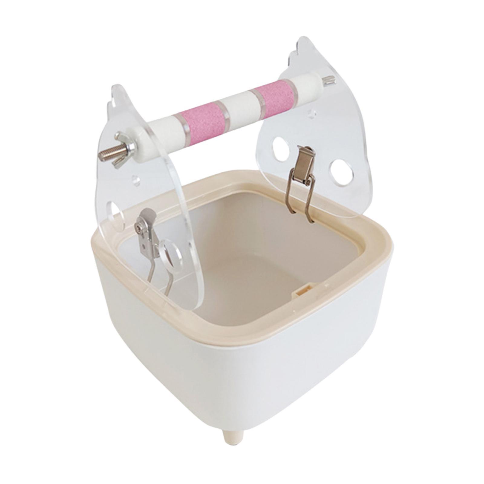 Parrot Toilet Stand Fixed Point Excretion Perch for Parakeets Macaw Cockatoo