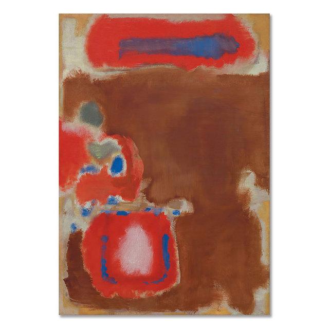 

Марк Ротко, абстрактные цветные холсты, художественные постеры и принты, скандинавский холст, картина, настенная картина для украшения комнаты, дома 21cm×30cm NoFrame