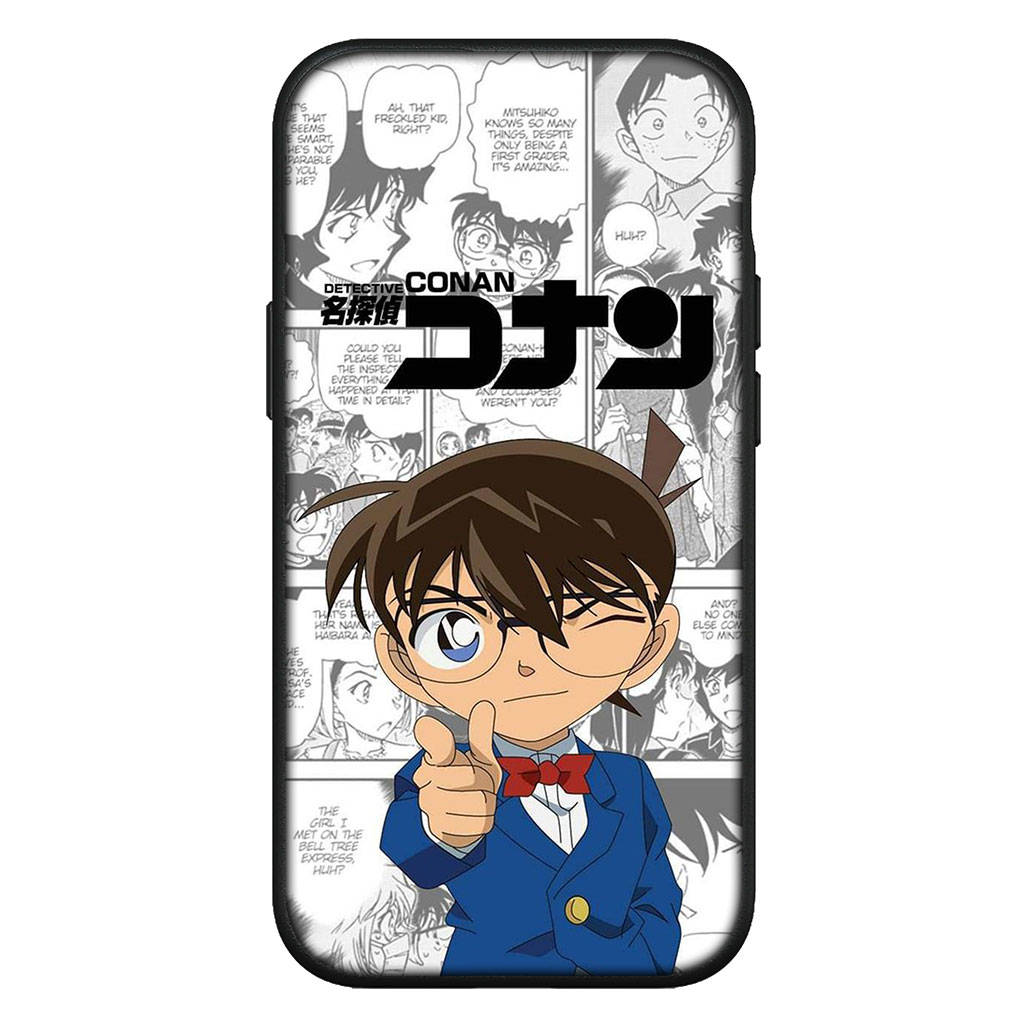 Cover for iPhone 16 15 Xiaomi Redmi Note 14 13 12 11 Pro Max X 8 9 16e Samsung Galaxy S25 S24 S23 Moto A4 OPPO Huawei Anime Detective Conan Phone Case