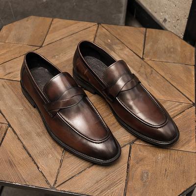 Herbst Neue Lederschuhe Herren Freizeitschuhe Britische Lederschuhe Business Kleid Große Lederschuhe