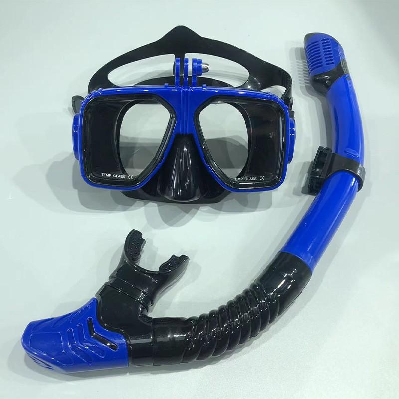 Snorkel Mask Anti-Fog Diving Glasses Professional Snorkeling Gear Swimming