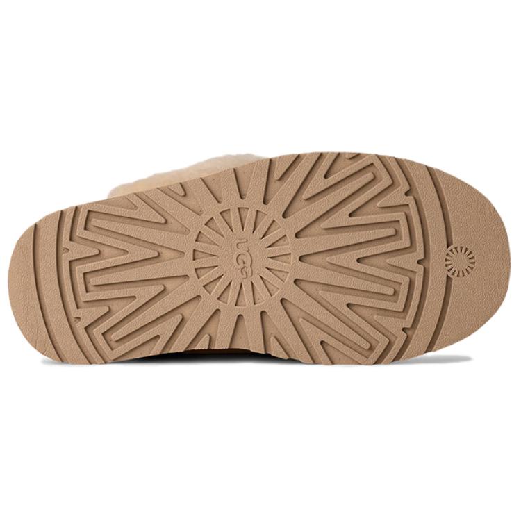 UGG Funkette Comfortable Simple Commuting Casual Flats Women flats Mustard 1113474-MDSD