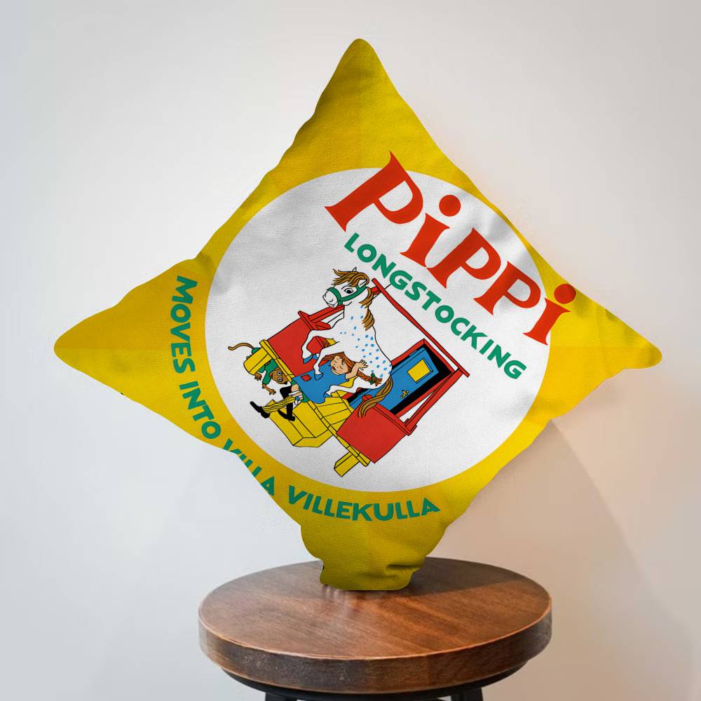 P-Pippi Longstocking 45*45cm Cushion Cover Pillow Cover Decor Pillowcase Home Pillowcase For Couch Pillow