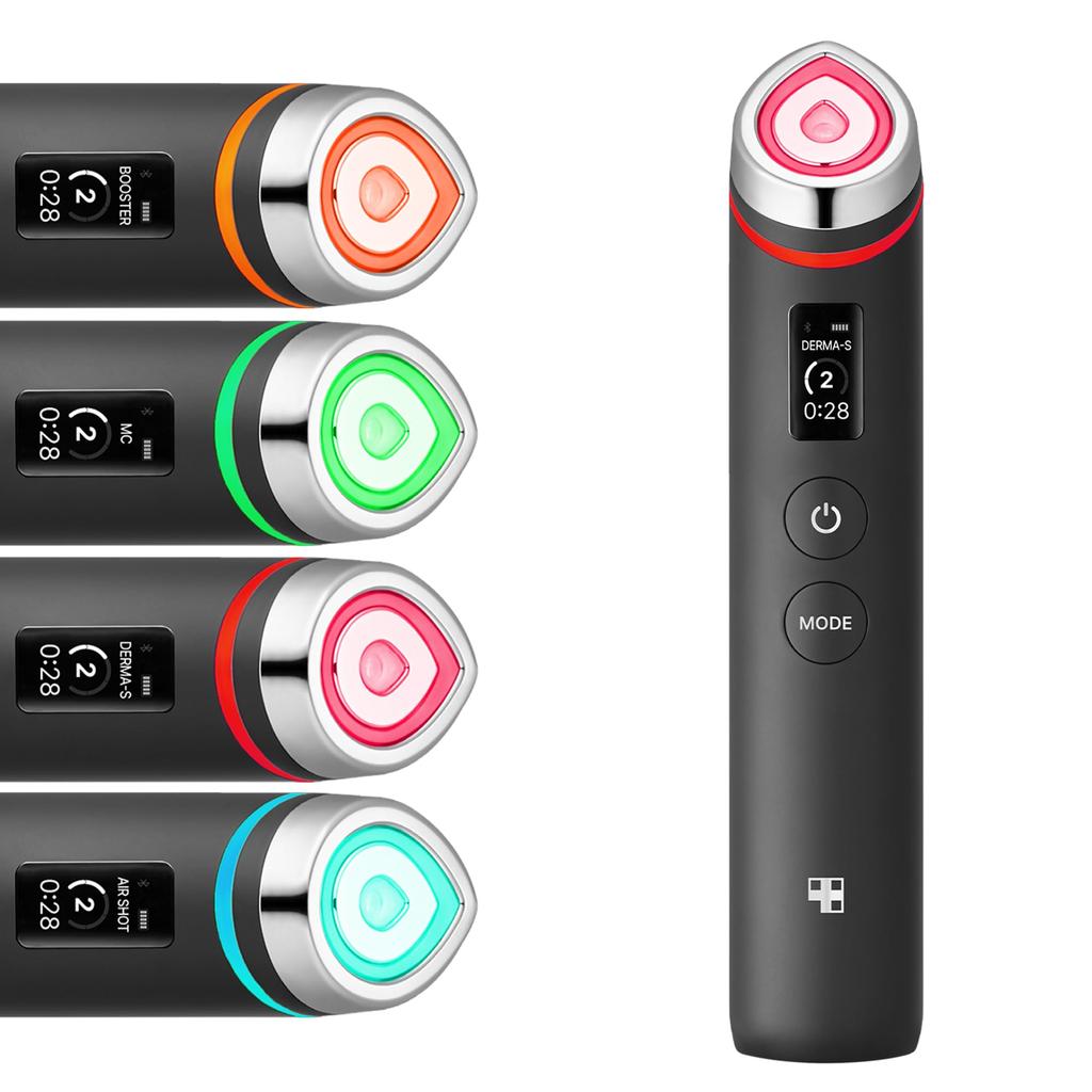 Medicube AGE-R Booster Pro All-in-One Gesichts-Schönheitsgerät, Schwarz/Pink (Versand aus KOREA)