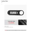 For Tesla Model 3 Model Y 2018-2026 Carbon Fiber Rear Trunk Switch Button Prompt Sticker Trim Car Interior Tuning Accessories