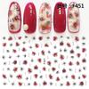 Self Adhesive Flower Unicorn Pattern Nail Art Decorations Stickers And Decals Acrylic Manicure Nails Supplies Tool HQ