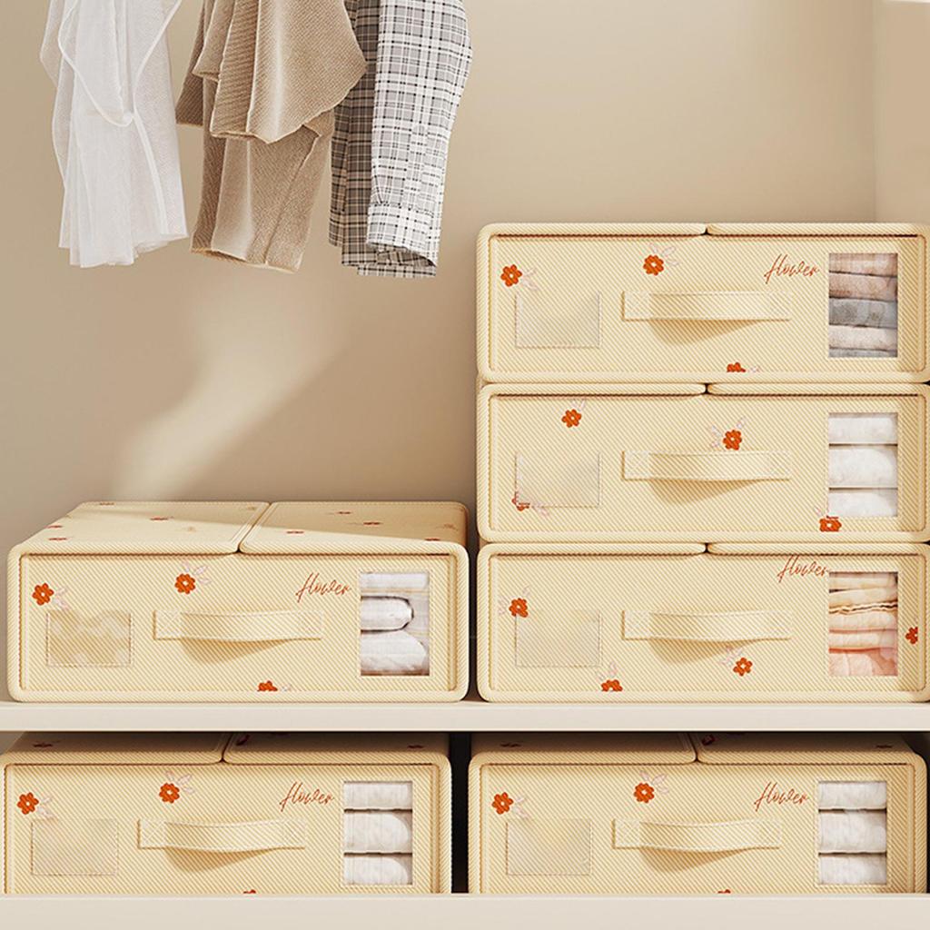 Sheet Storage Organizer Sheet Storage Box Bedding Holder Large Containers Bins For Bedroom Closet Underbed Dorm Apartment Moving