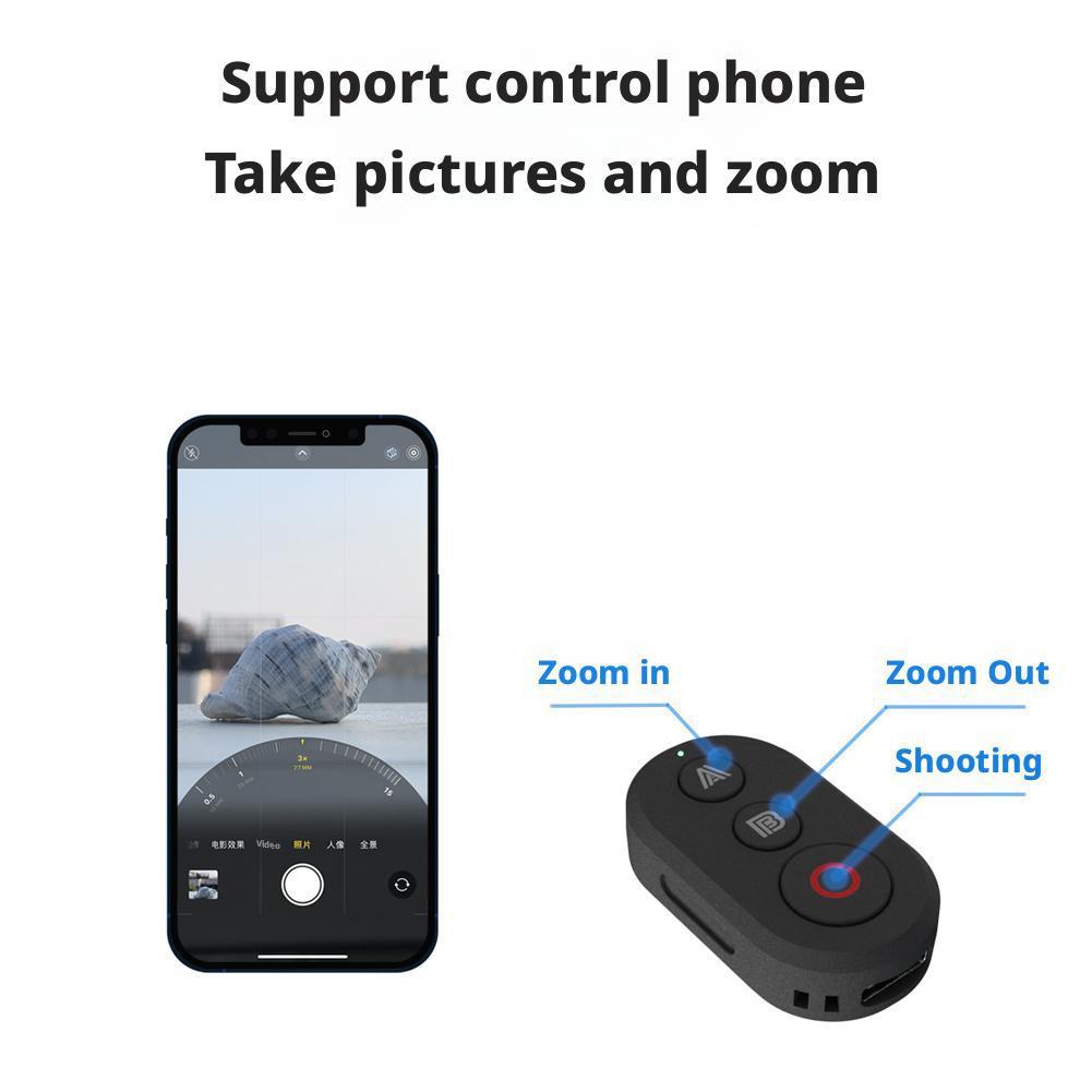 Camera Bluetooth Remote Control For DJI Action4/5pro For Tiktok Fingertip Remote Scrolling Wireless Camera Shutter Selfie Tool