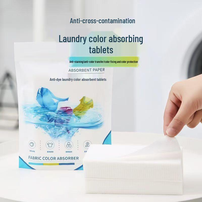 Anti-Bleed Color Absorbing Laundry Sheets: Prevent Dye Transfer In Wash with Color Separator Sheets.