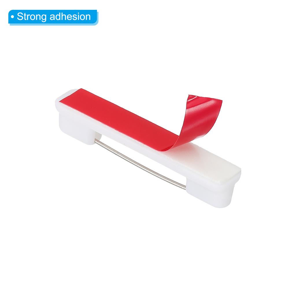 10/50/100/200pz Spille da Balia Spille da Balia Autoadesive Spille per Distintivi a Barra Spilla per Badge Nome Spilla all'Ingrosso Grandi con Dorso Piatto Strisce Adesive