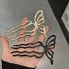 New Butterfly Metal Hair Fork Clip Women Hair Pin Combs Messy Bun Hairpin Clip Side Combs Updo Sticks Hair Styling Tool Gifts