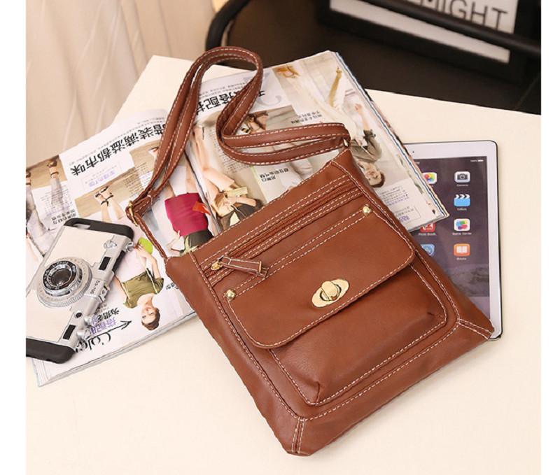Stylish Women Leather Handbag Shoulder Purse Elegant Messenger Satchel Tote Bag